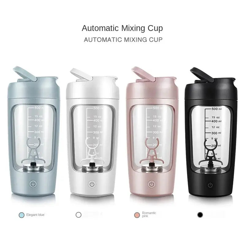 Electric Protein Shaker Bottle - USB Rechargeable Mixer