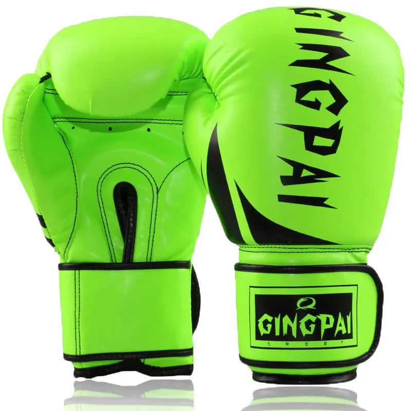 Adjustable Adult Boxing Gloves - Professional Training Gloves for Men & Women