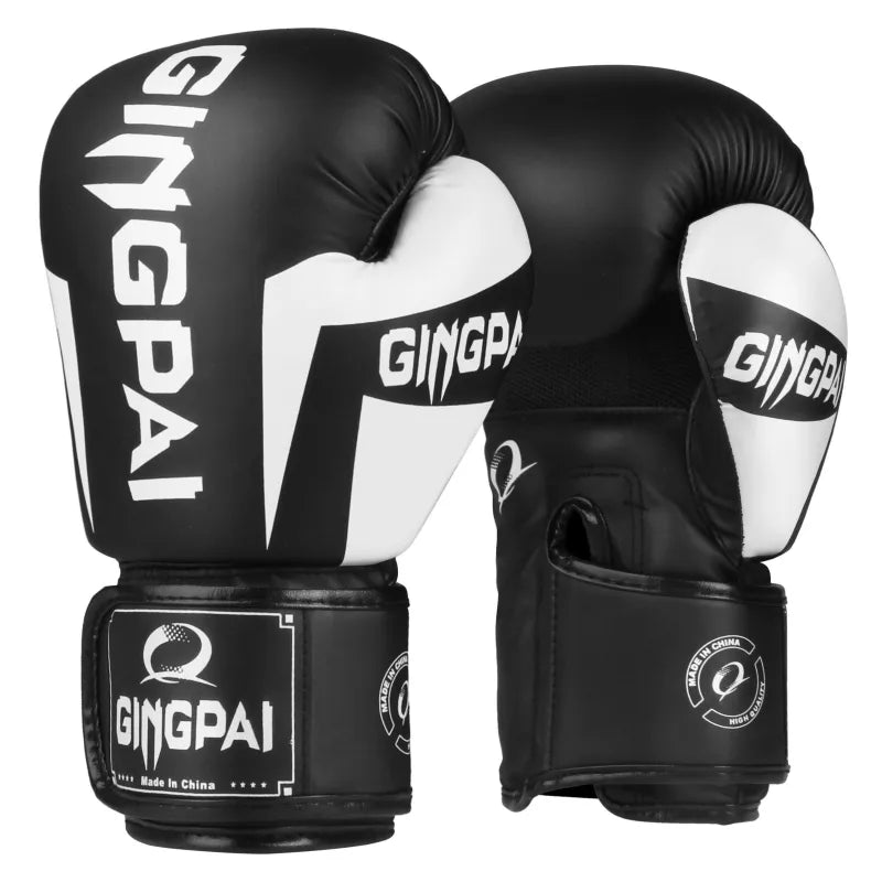 Adjustable Adult Boxing Gloves - Professional Training Gloves for Men & Women
