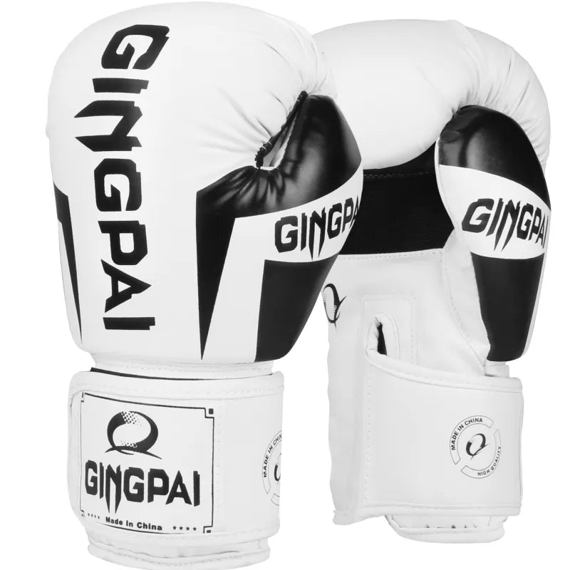 Adjustable Adult Boxing Gloves - Professional Training Gloves for Men & Women