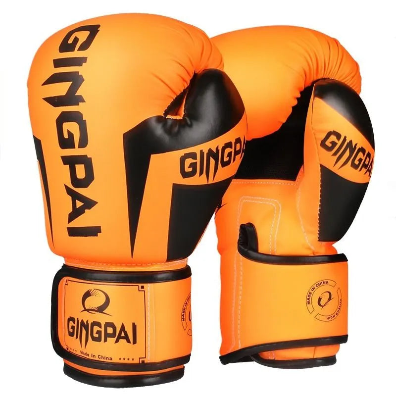 Adjustable Adult Boxing Gloves - Professional Training Gloves for Men & Women